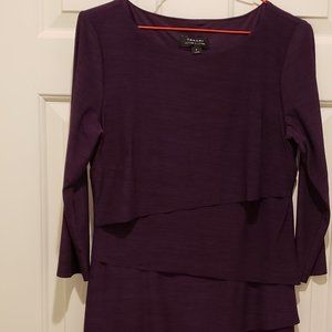 Tahari Size 4 Purple Dress